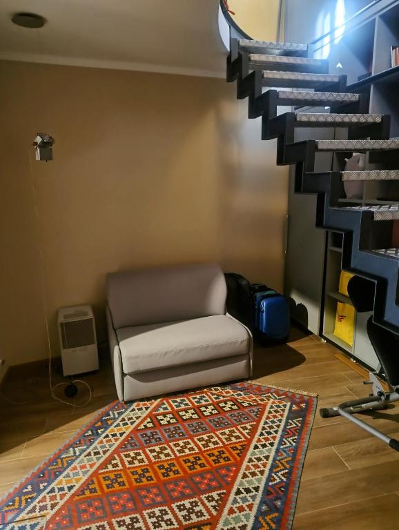 Posezení v ubytování Casa Acquerello