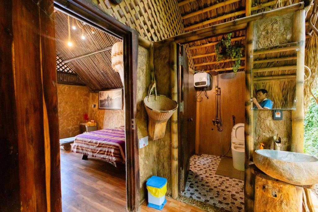 Postel nebo postele na pokoji v ubytování Homestay Ako Ea