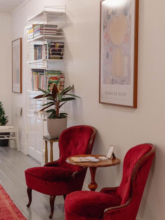 Posezení v ubytování STF Villa Söderåsen B&B