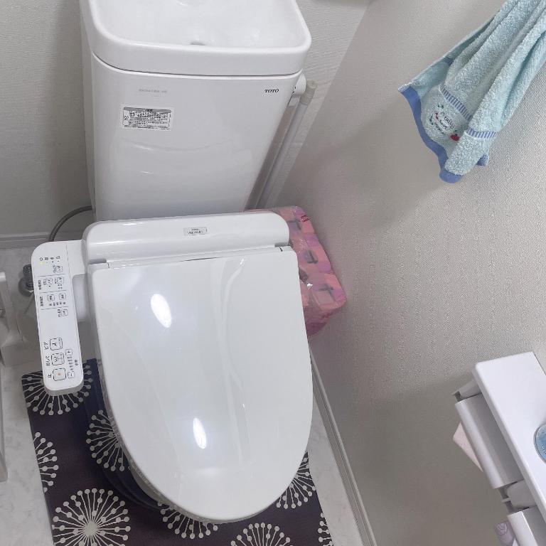 Koupelna v ubytování 東京小岩与房东同住mishe