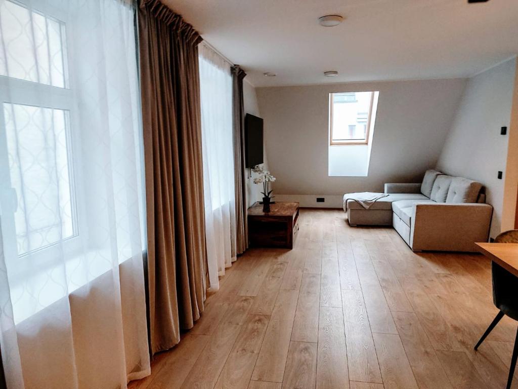 Posezení v ubytování Suur-Posti Apartments