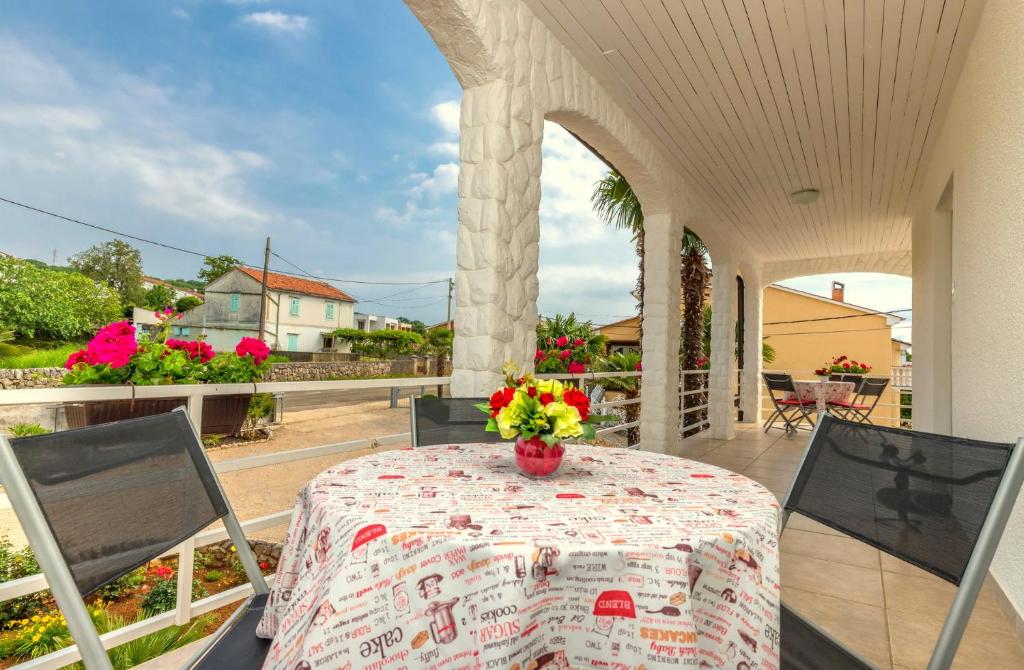Balkón nebo terasa v ubytování Apartments Kremenici