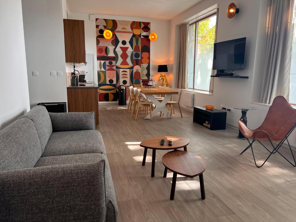 Au Cheval Blanc - Appartement Familial 6P Parking privé gratuit- 15 min centre ville – photo 13