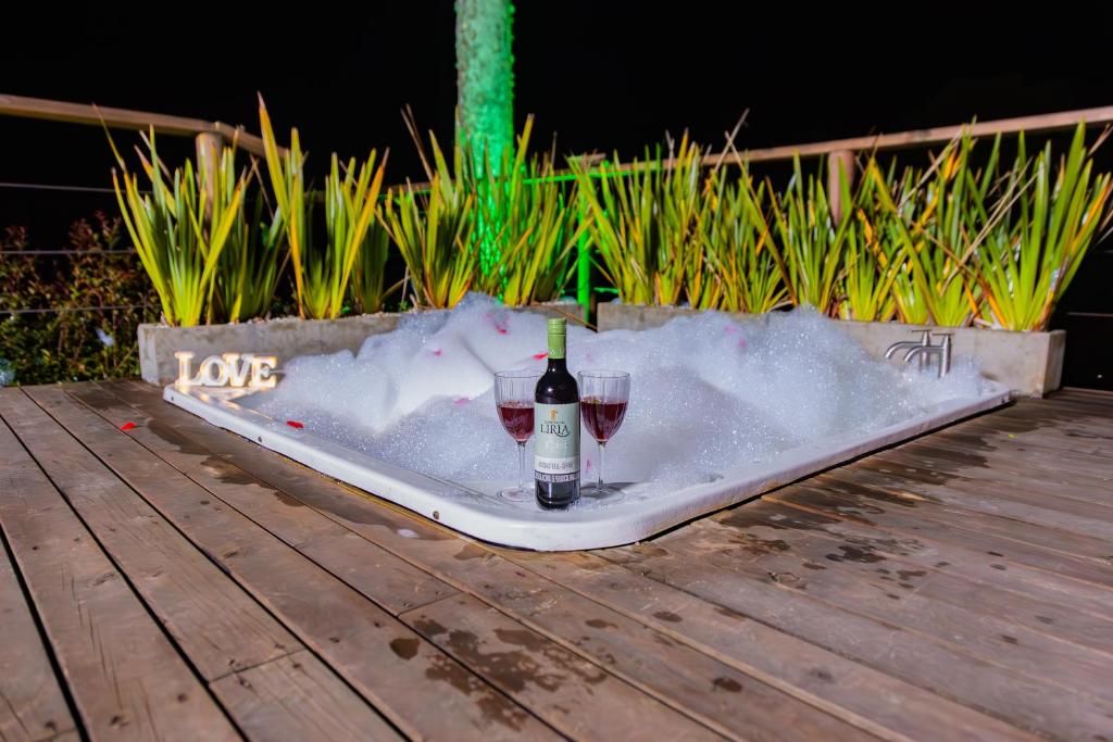 Nápoje v ubytování Boskoso Glamping