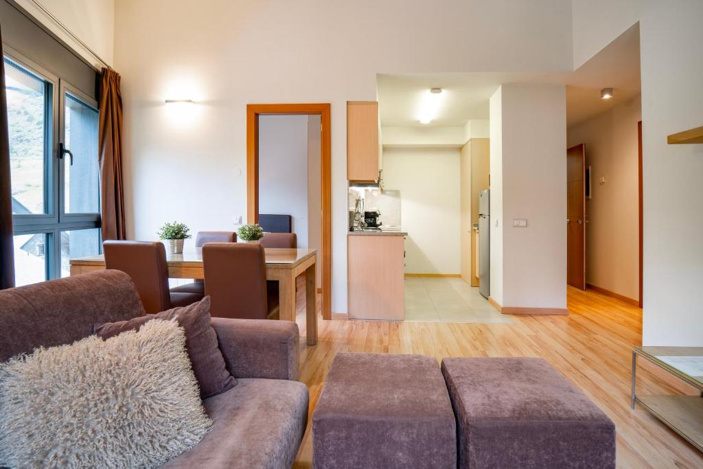 Kuchyň nebo kuchyňský kout v ubytování Apartaments Superior