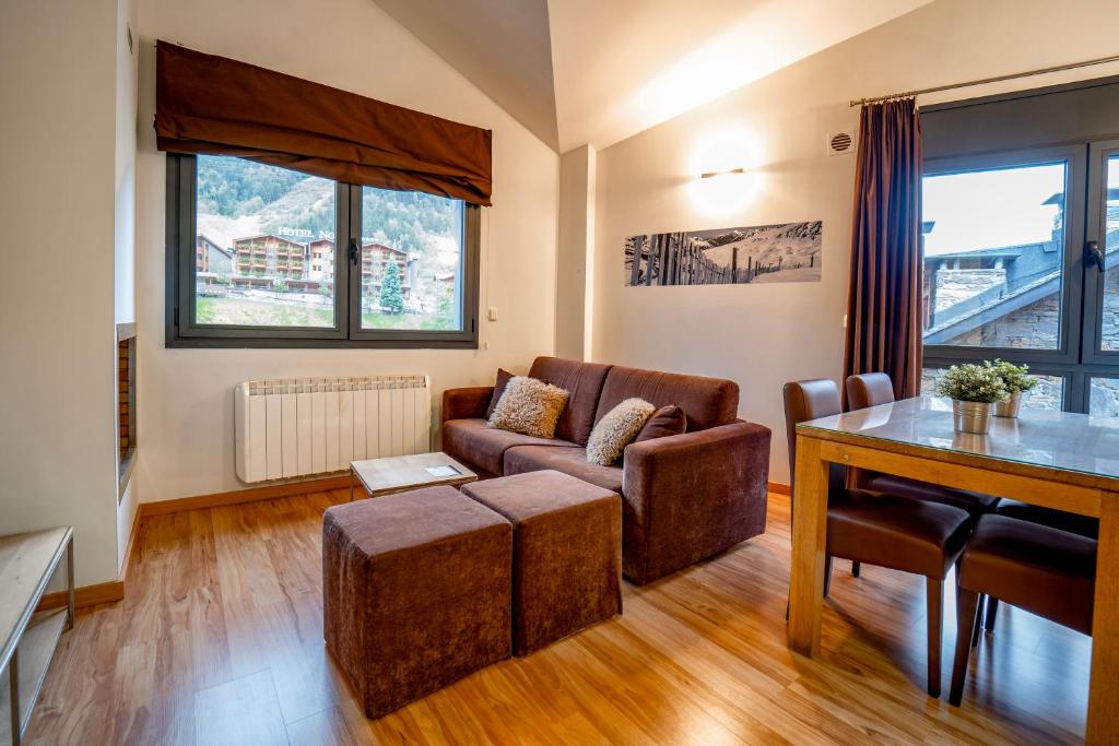 Posezení v ubytování Apartaments Superior