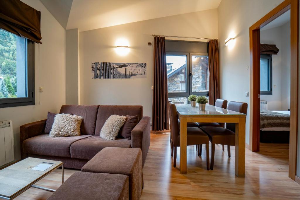 Posezení v ubytování Apartaments Superior