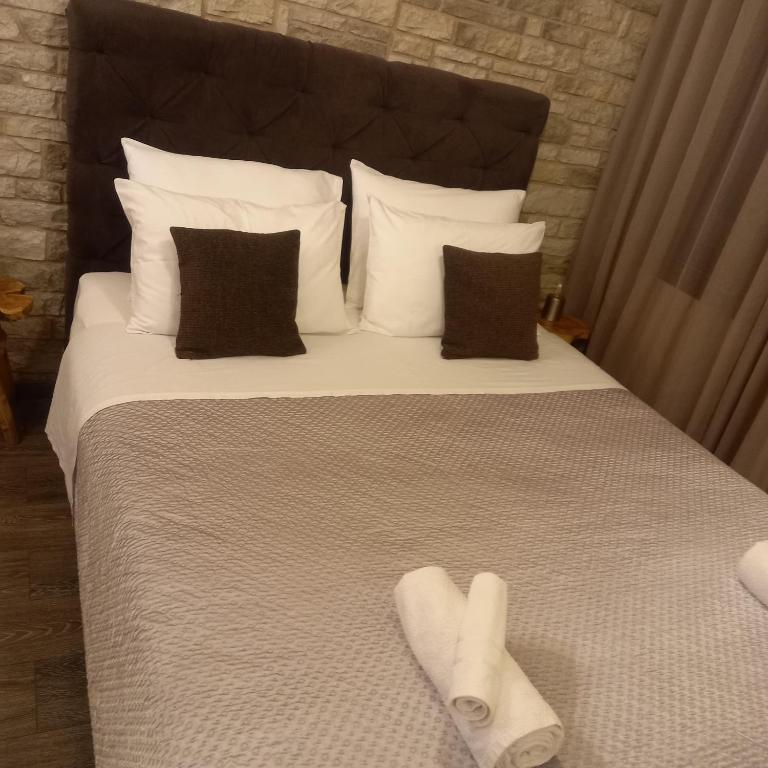 Posteľ alebo postele v izbe v ubytovaní Lux Studio 1