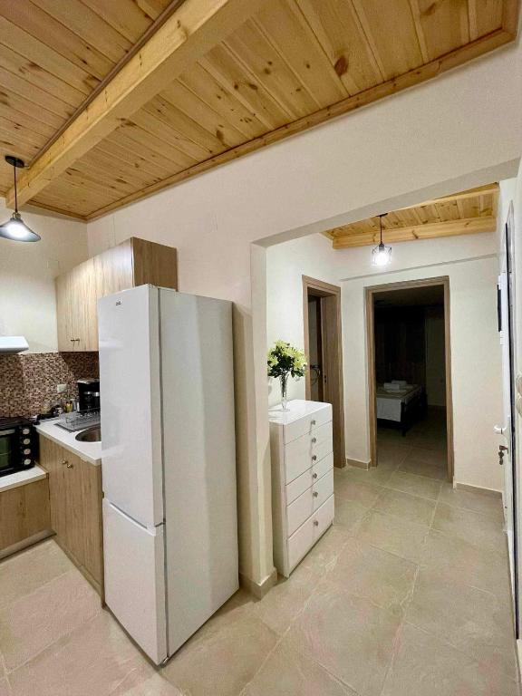 Kuchyň nebo kuchyňský kout v ubytování Galini Home