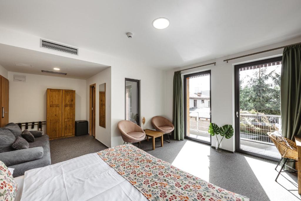 Posezení v ubytování Hotel Frýdl
