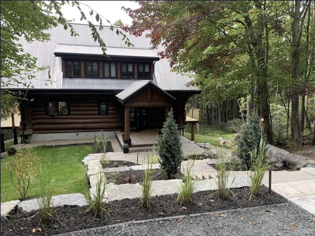 Zahrada ubytování Mont-Tremblant Mountain View Chalet