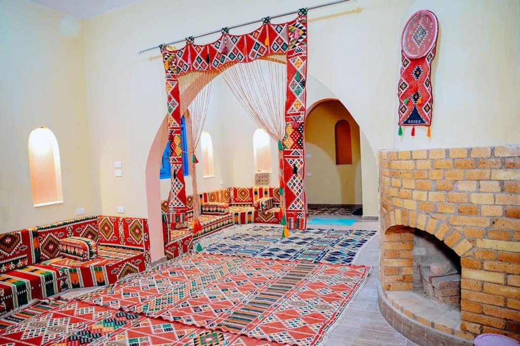 Postel nebo postele na pokoji v ubytování Villa el Nassem