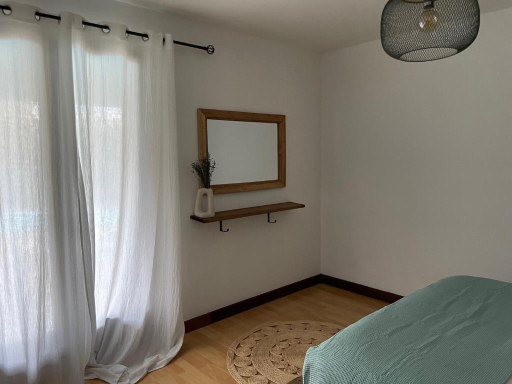 Postel nebo postele na pokoji v ubytování Villa K'nell - La Possession