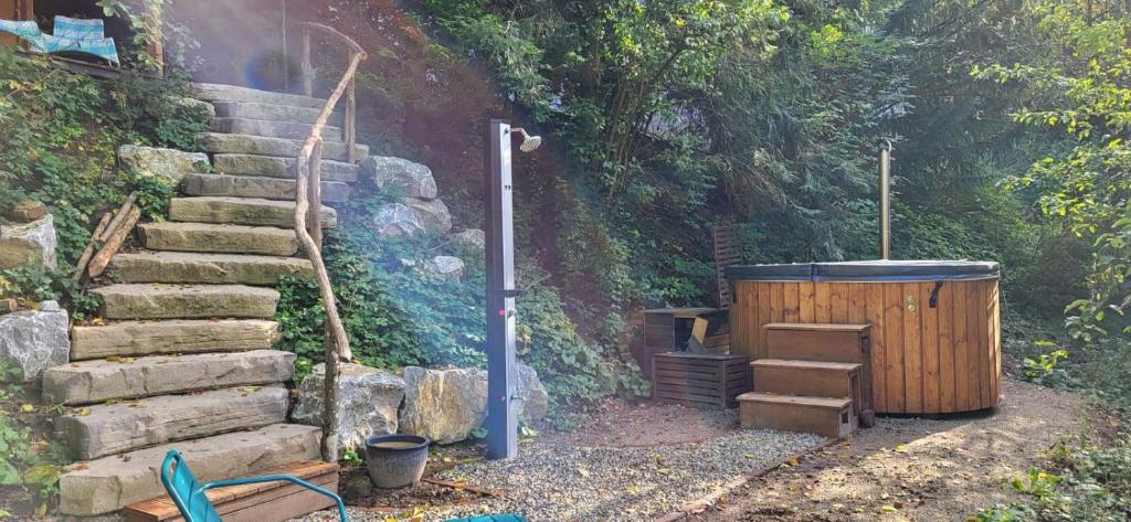 Zahrada ubytování Waldseele Appartement