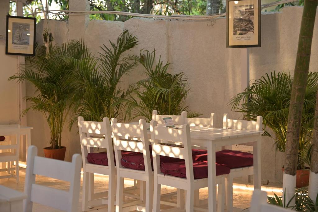 Restaurace v ubytování Namma Ashram