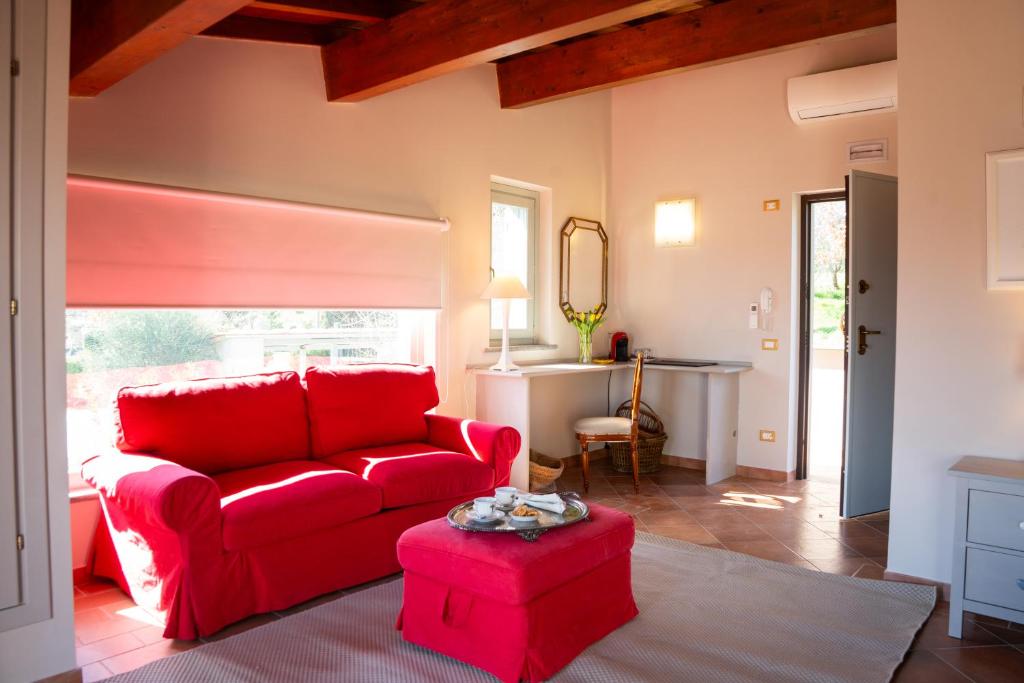 Posezení v ubytování L'Olivo Country Resort & SPA