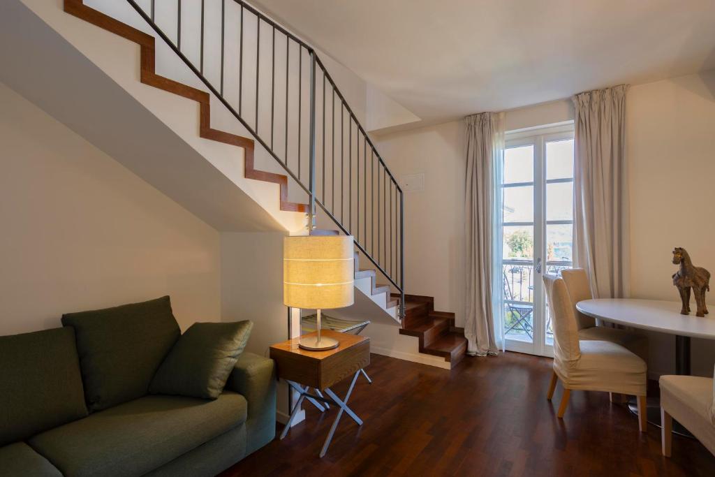Posezení v ubytování Resort Antico Verbano