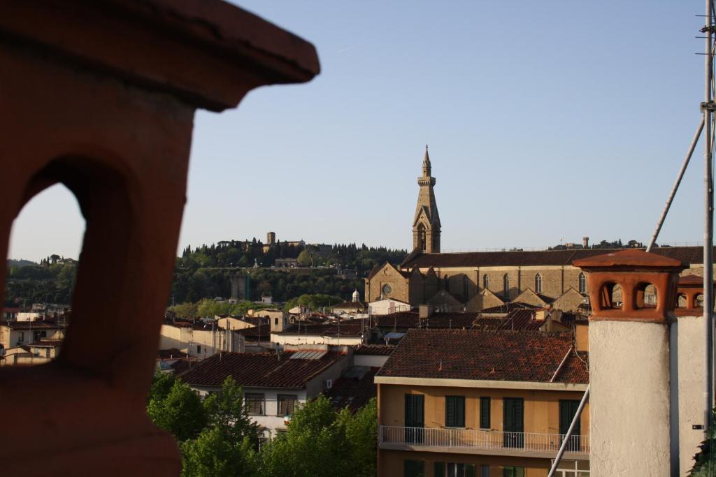 Nespecifikovaný výhled na destinaci Florencie nebo výhled na město při pohledu z hotelu
