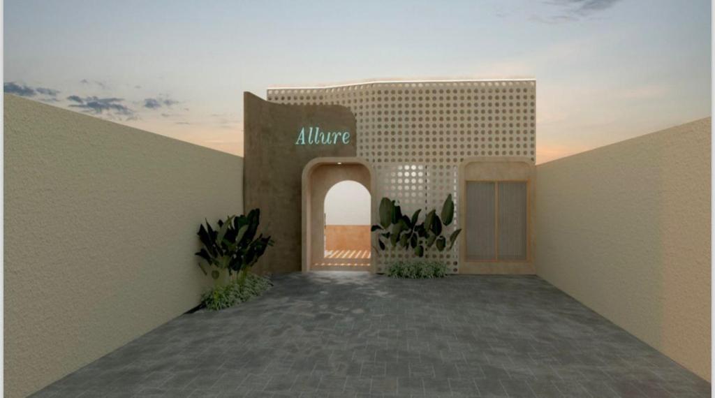 JetisにあるAllure Villa Yogyakartaの事務所入口の表示
