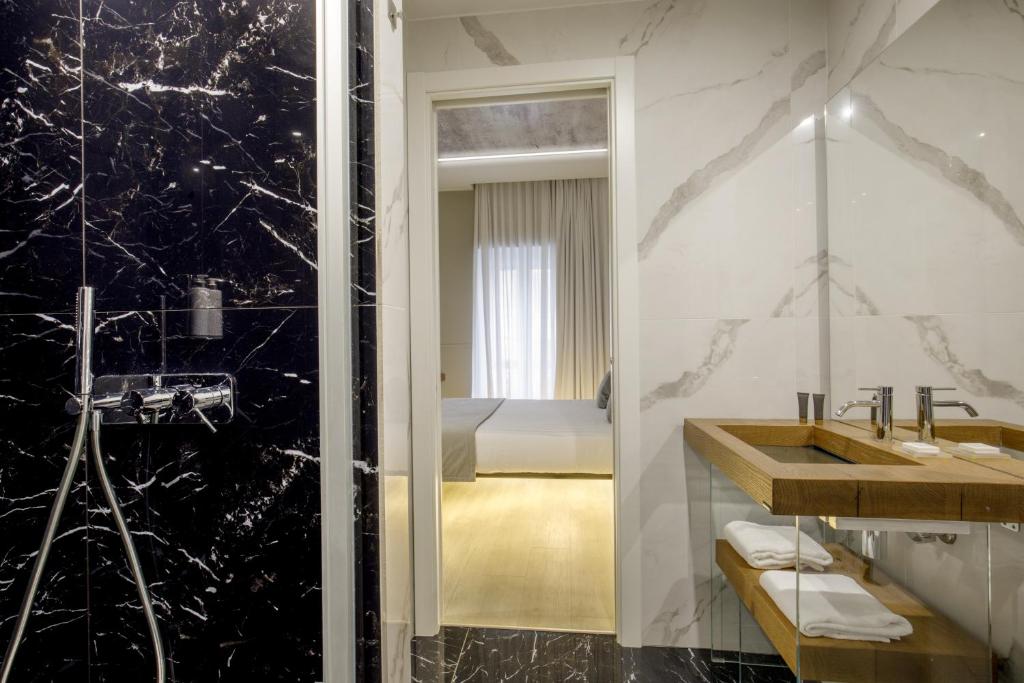 Koupelna v ubytování Hotel Regno