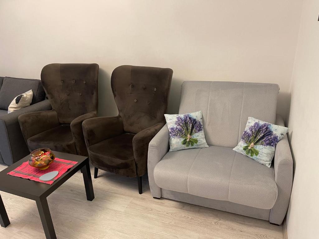 Posedenie v ubytovaní Centrum Apartment Lipowa 12