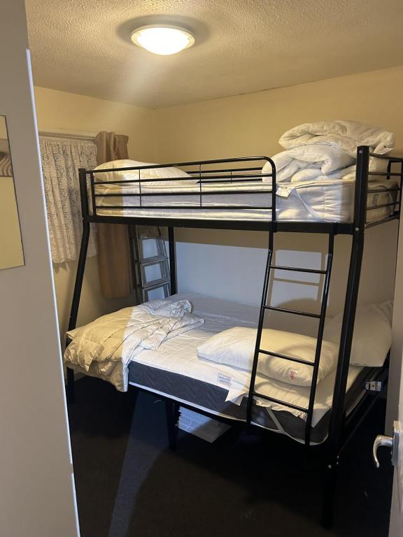 Voodi või voodid majutusasutuse Great Yarmouth - Chalet - Sleeps 5 - Parking toas