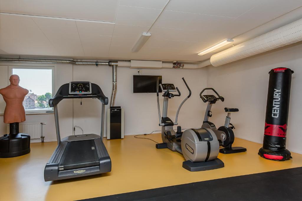 Fitness centrum a/nebo fitness zařízení v ubytování Comfort Hotel Eskilstuna