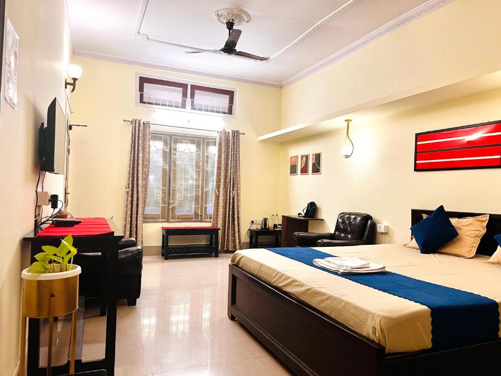 Postel nebo postele na pokoji v ubytování Okum Guest House