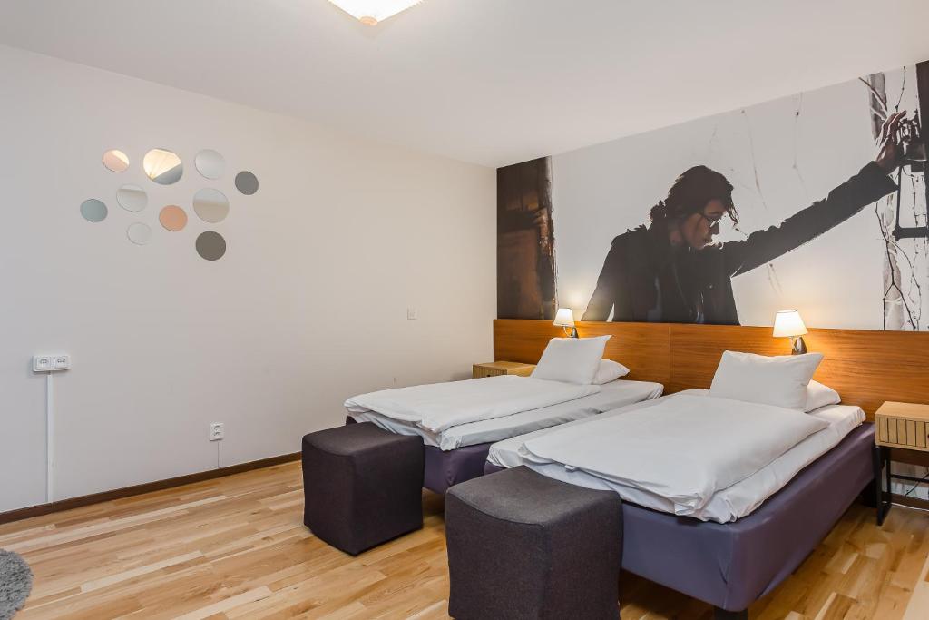 Postel nebo postele na pokoji v ubytování Comfort Hotel Eskilstuna