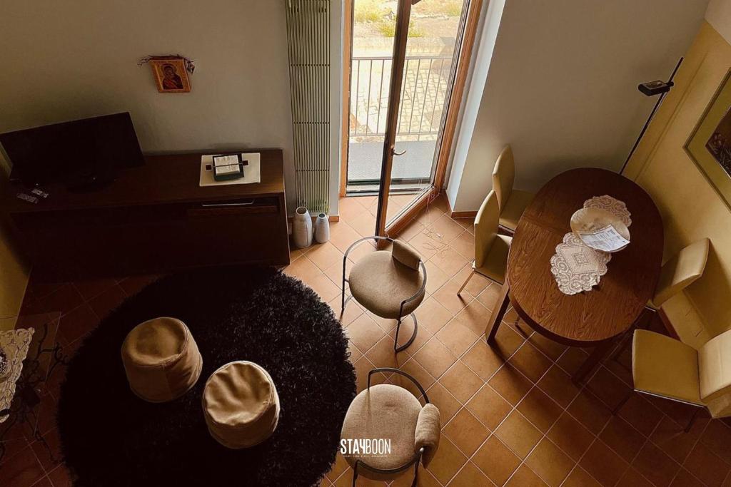 Posezení v ubytování Luce nei Sassi Eleganza e Belvedere