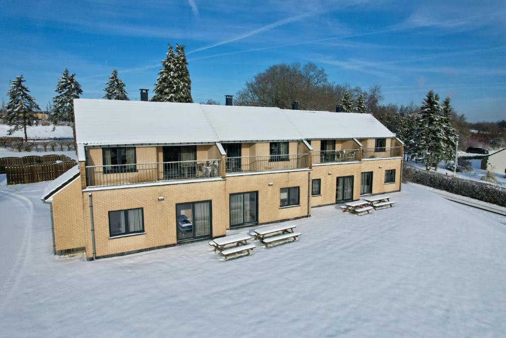 Holiday Park La Sapinière v zimě