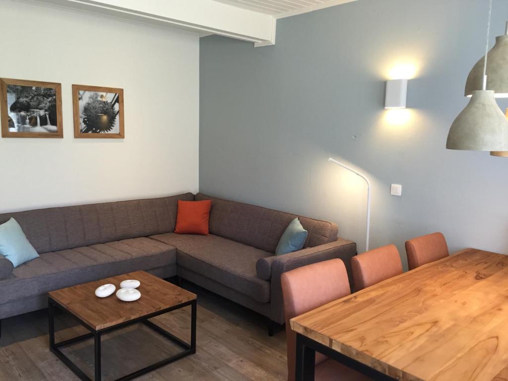 Posezení v ubytování Holiday Park La Sapinière