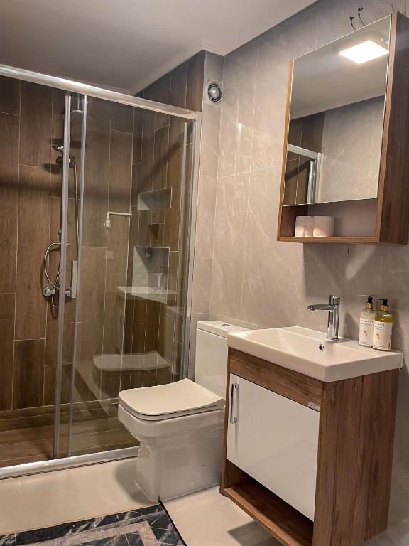 Koupelna v ubytování Hotel Berr