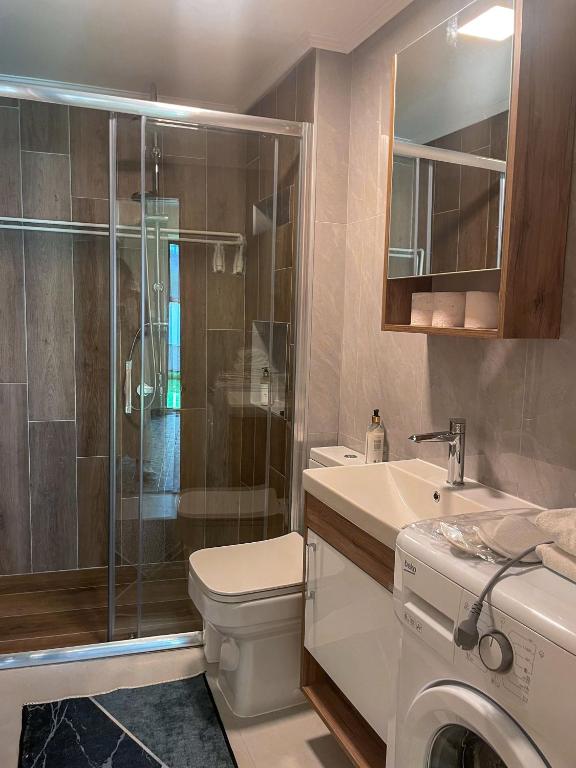 Koupelna v ubytování Hotel Berr