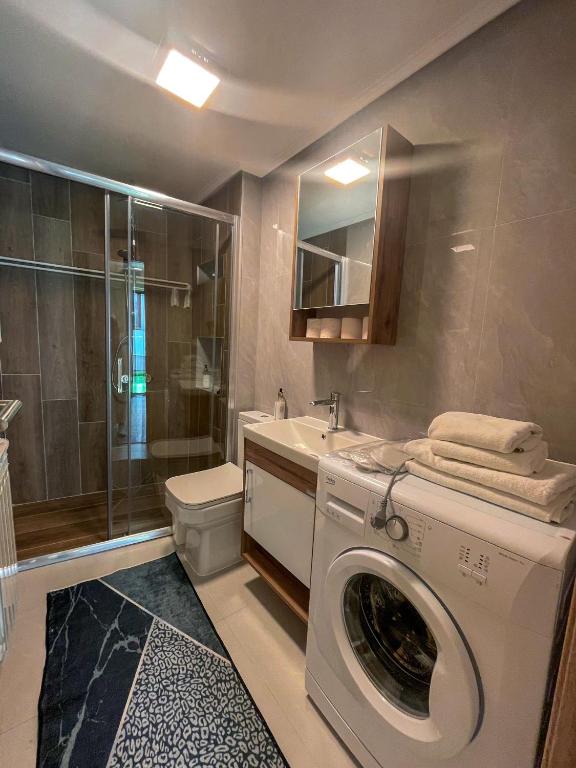 Koupelna v ubytování Hotel Berr