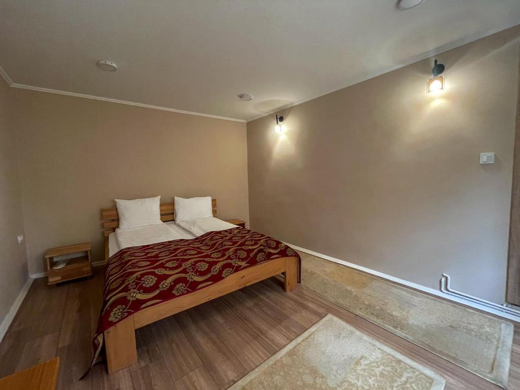 Postel nebo postele na pokoji v ubytování Hotel Berr