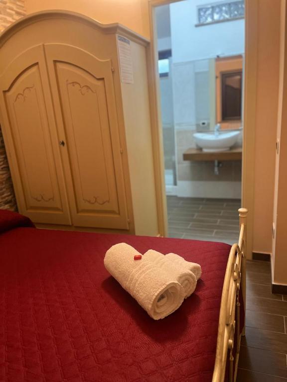 Posteľ alebo postele v izbe v ubytovaní B&B MALVETUM