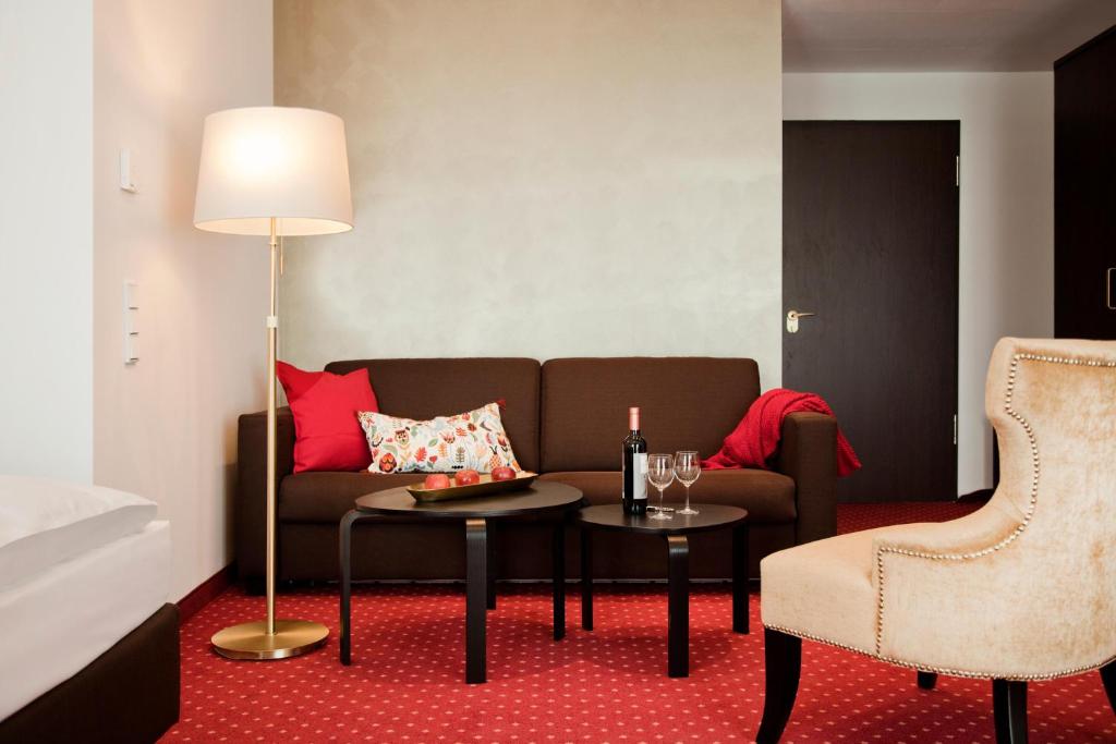 Posezení v ubytování Gold Palais Hotel