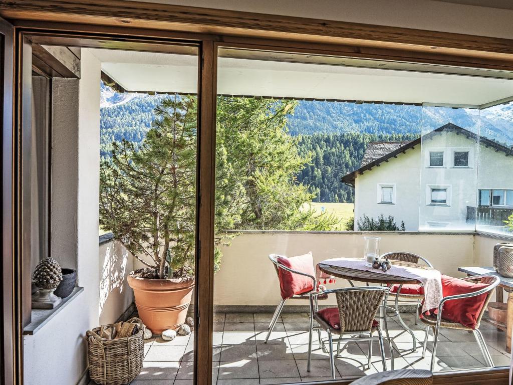 Nespecifikovaný výhled na hory nebo výhled na hory při pohledu z apartmánu