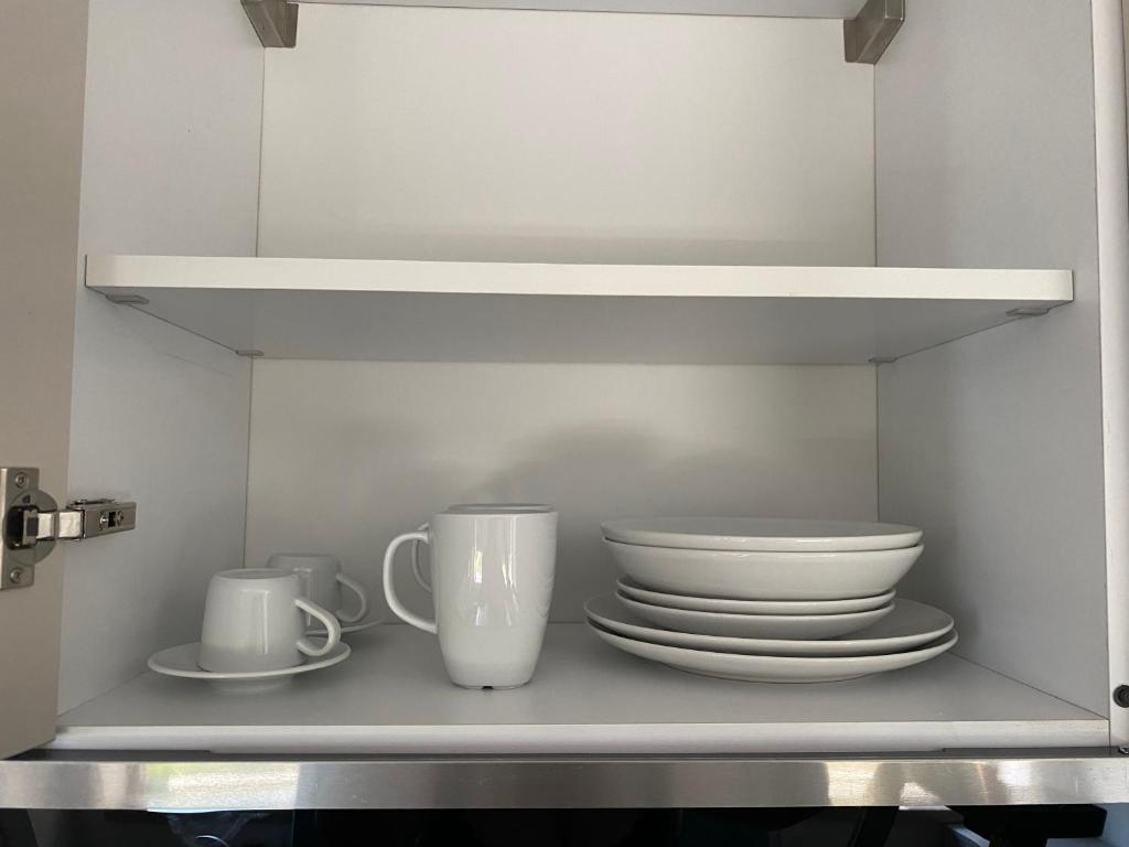 Kuchyň nebo kuchyňský kout v ubytování RoSea B&B Formia