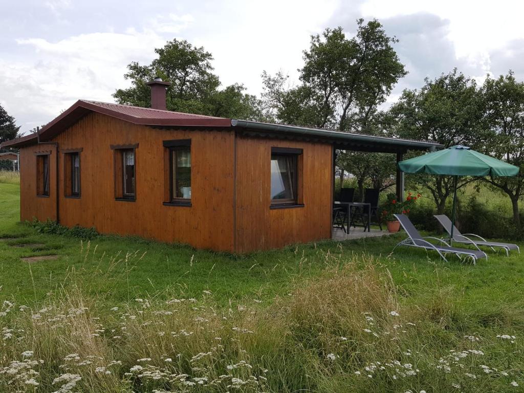 Κήπος έξω από το Ferienhaus Uckermark pur