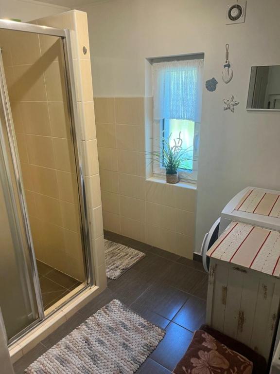 Postel nebo postele na pokoji v ubytování Chata Na Mýtině