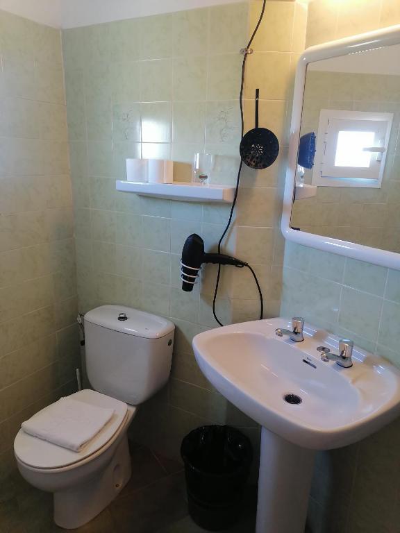 Koupelna v ubytování Hostal Pepe