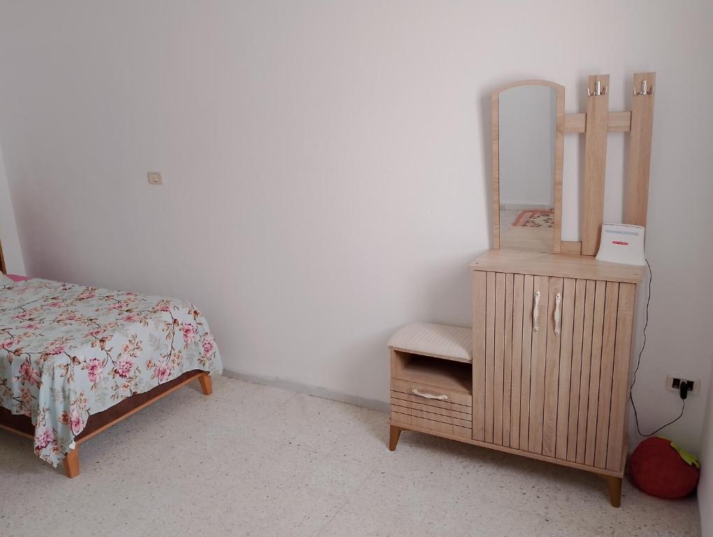 Postel nebo postele na pokoji v ubytování Dar ettawfik