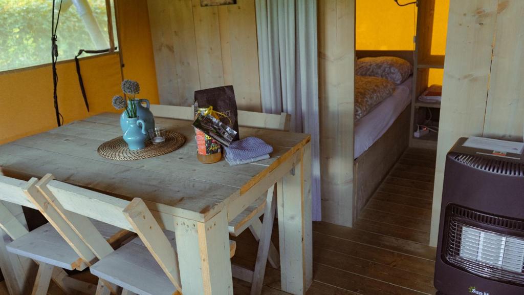 Posezení v ubytování Camping De Bosrand