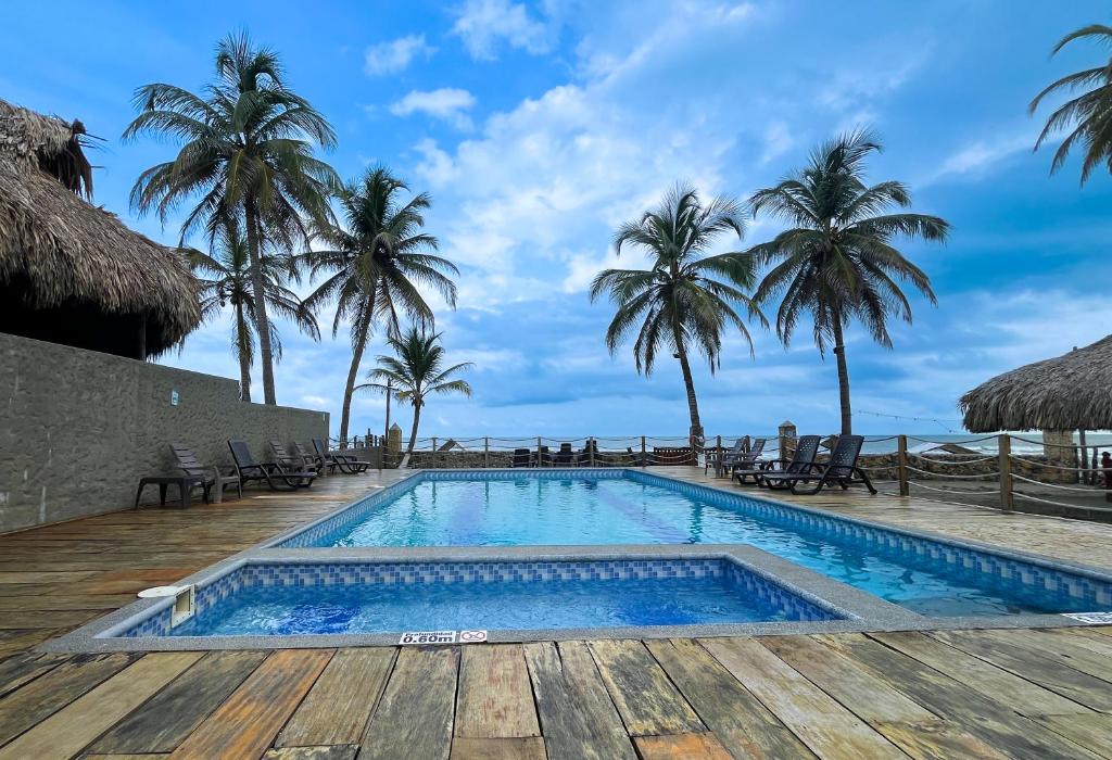 Bazén v ubytování 203 Apartamento Frente al Mar nebo v jeho okolí