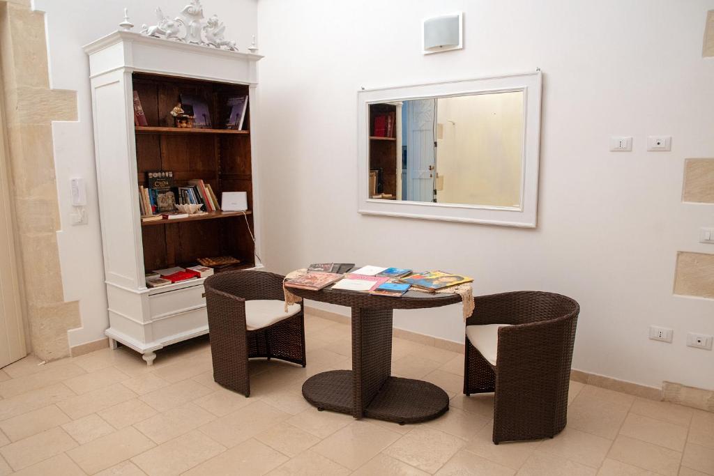 Knihovna v bed and breakfast
