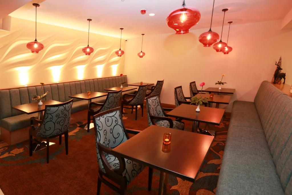 Posezení v ubytování Prom Hotel