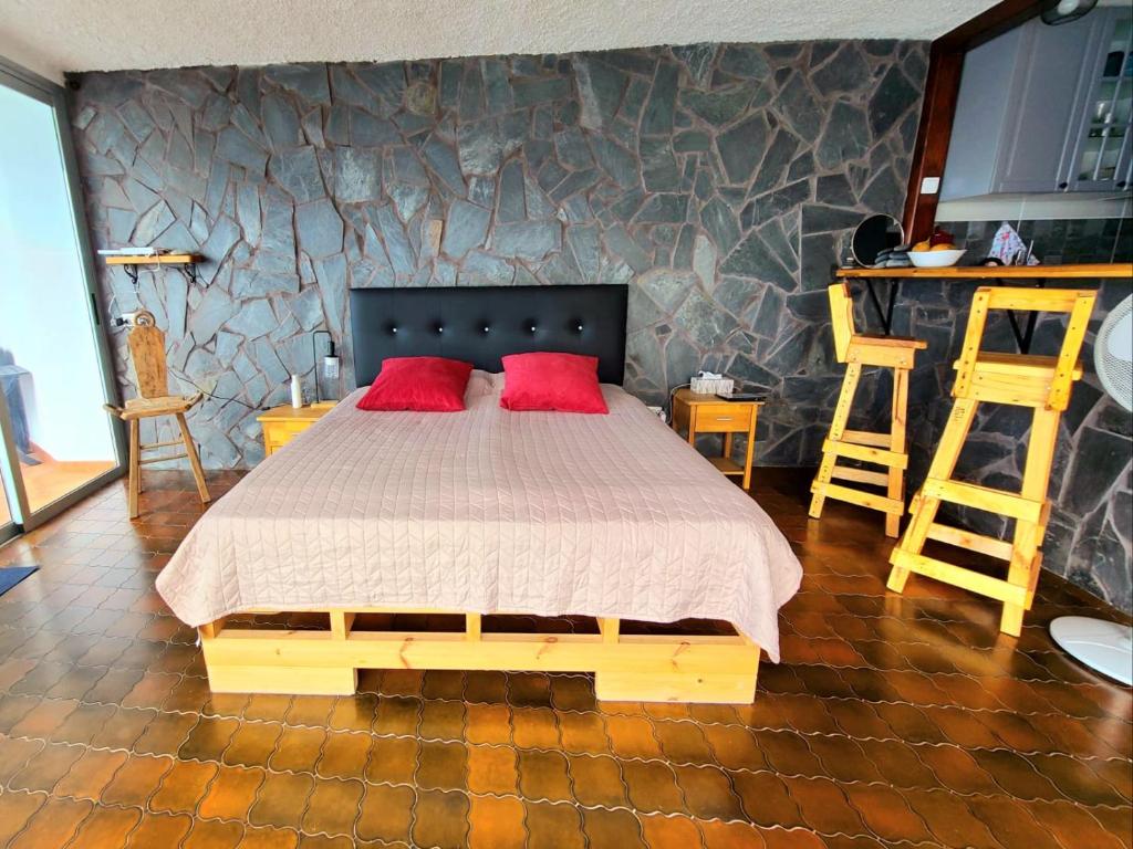 Postel nebo postele na pokoji v ubytování Sea lover's nest
