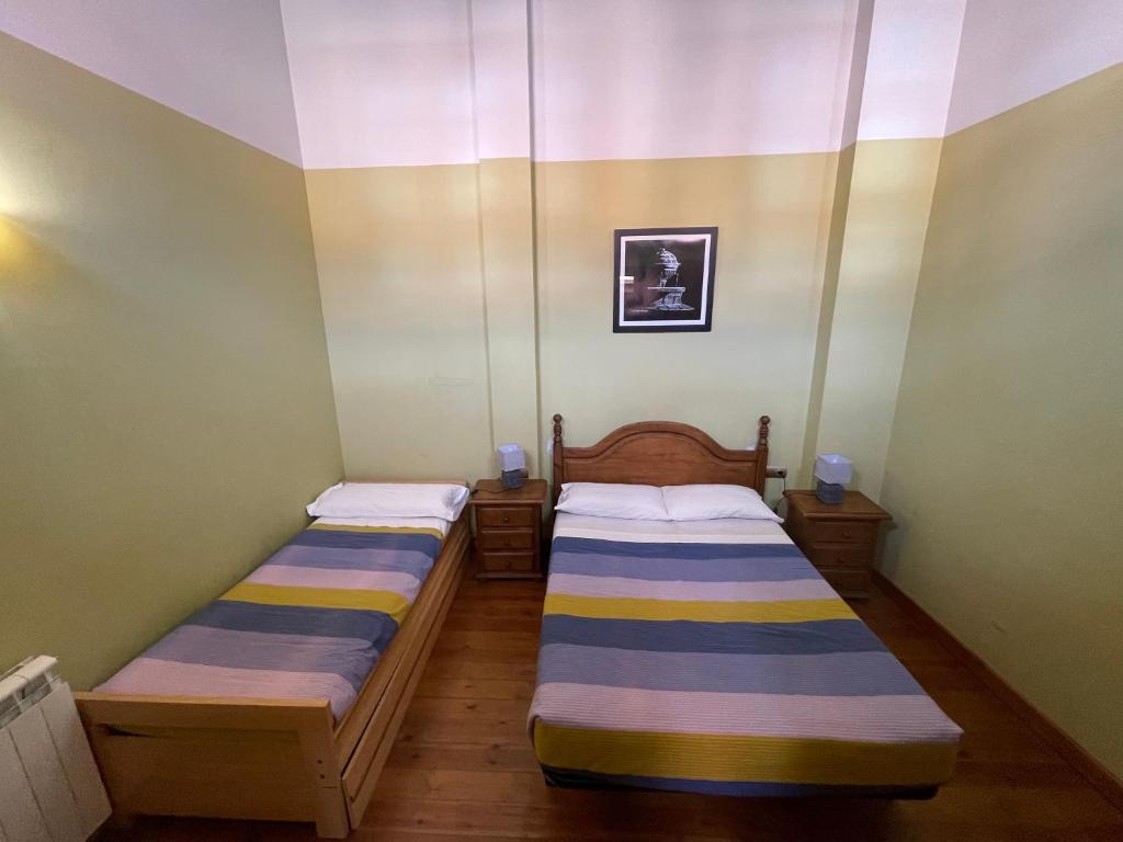 Postel nebo postele na pokoji v ubytování CAN LLORENÇ